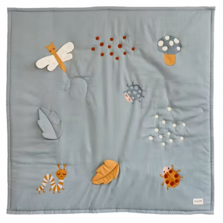 Roommate- Activity Blanket Baby Bugs-Blue/ babygym