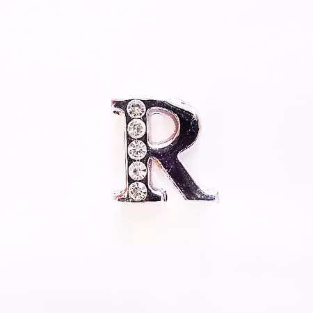 Busy Lizzie LETTER/ Bokstav- R RHINESTONES A 8 MM