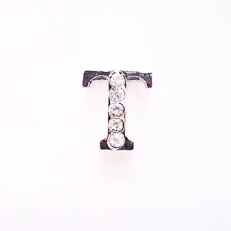 Busy Lizzie LETTER/ Bokstav- T RHINESTONES A 8 MM