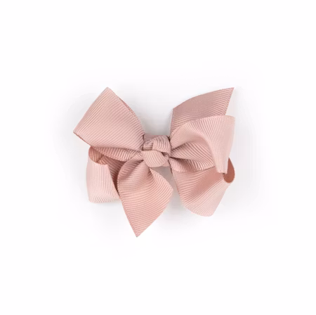Busy Lizzie Hårclip med rosett Medium- Dusty pink