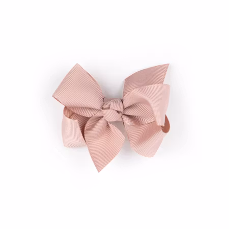 Busy Lizzie Hårclip med rosett Medium- Dusty pink