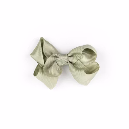 Busy Lizzie Hårclip med rosett Medium- Olive green