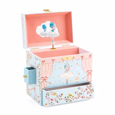 Djeco- Music box, Ballerina on stage/ smyckeskrin