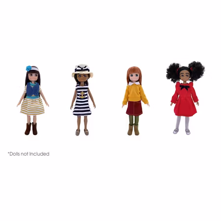 Lottie- 4 Seasons Multipack 4 Outfits/ docktillbehör