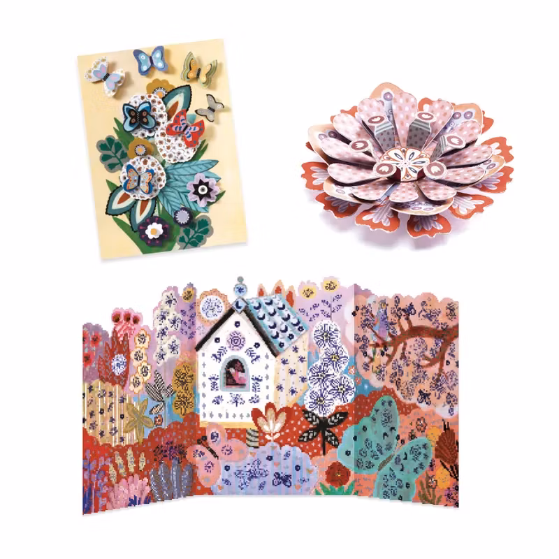 Djeco-The flower garden/ pysselbox