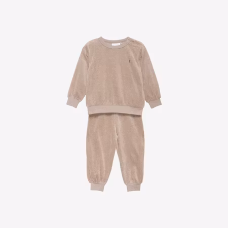 Fixoni - Velour Set- Blue Dune