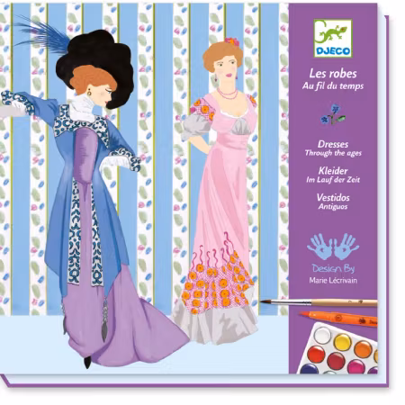Djeco- Dresses through the ages/ pysselbox.