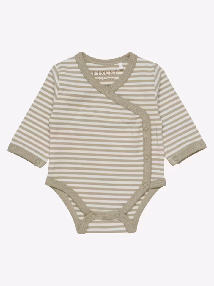 Fixoni - Wrap Body LS Stripe- Tea
