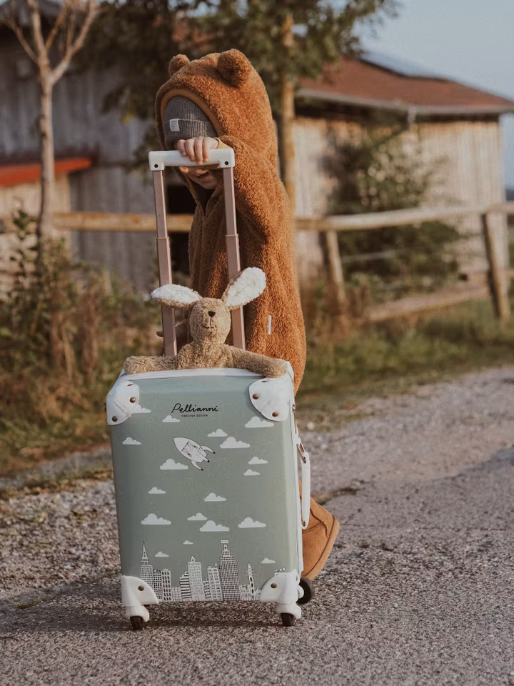 Pellianni- City Suitcase, aqua/ väskor