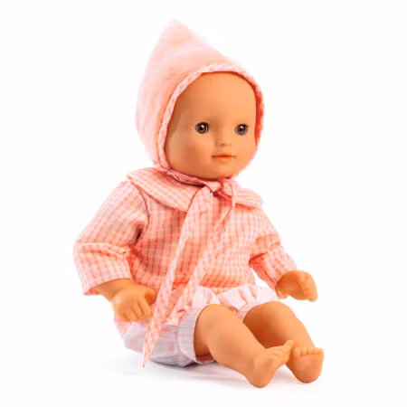 Djeco- POMEA Doll - Rose Brown Eyes/ docka