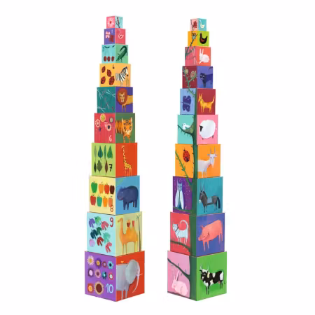 Djeco- 10 Nature and Animals Blocks
