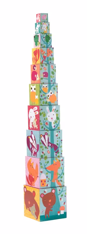Djeco-  10 Forest Blocks