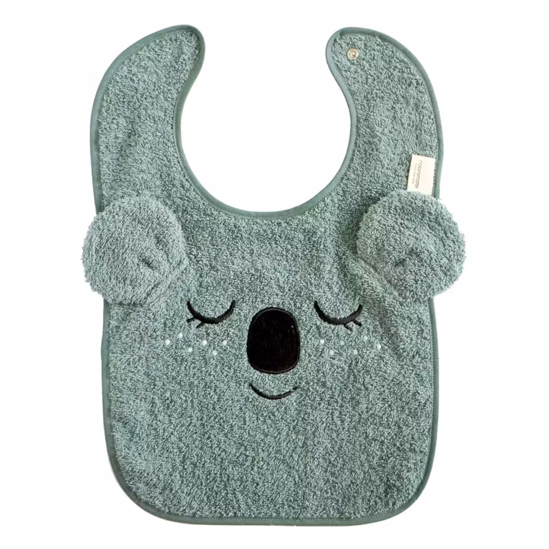 Roommate- Bib - KOALA, sea grey