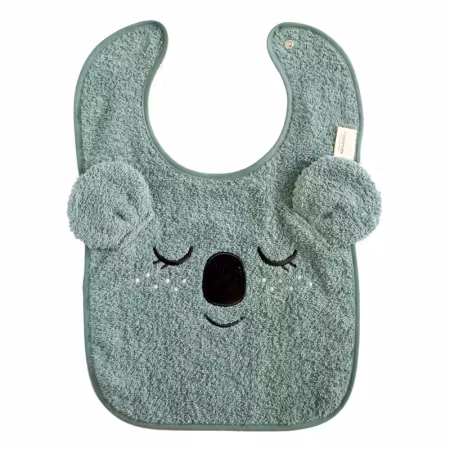 Roommate- Bib - KOALA, sea grey