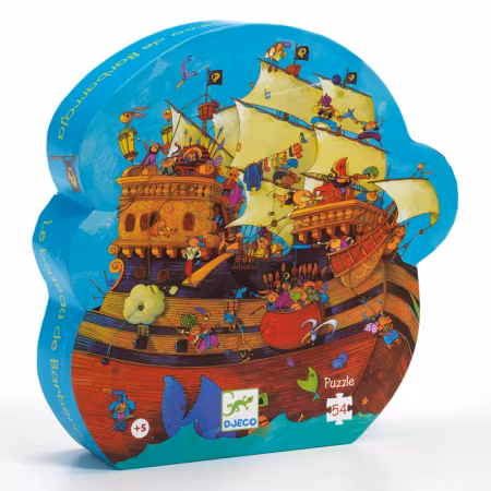 Djeco- Barbarossa´s boat, 54 pcs / Pussel