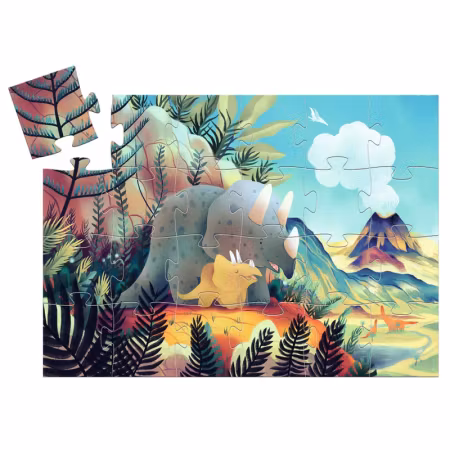 Djeco- Teo the Dino, 24 pcs/ Pussel