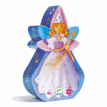 Djeco- The fairy and the unicorn, 36 pcs/ Pussel