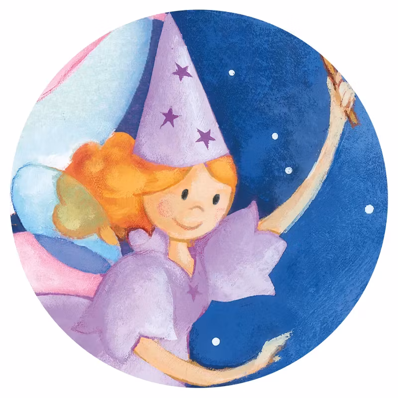 Djeco- The fairy and the unicorn, 36 pcs/ Pussel