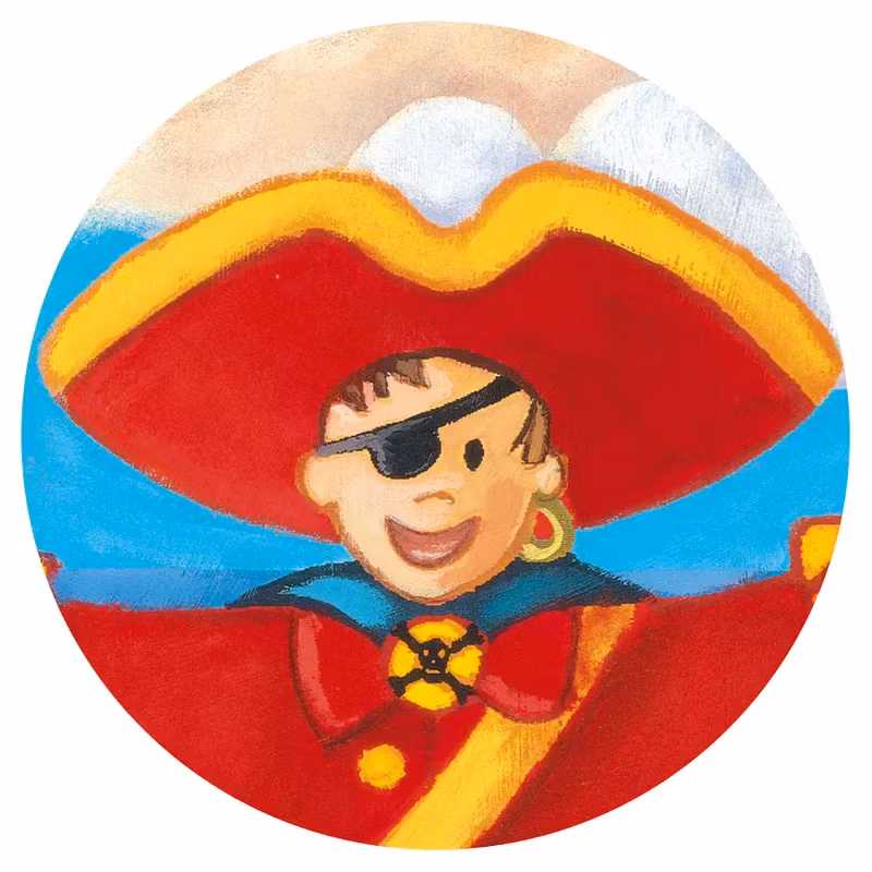 Djeco-  Pirate treasure Puzzle, 36 pcs/ Pussel