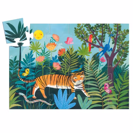 Djeco- Tigers walk, 24 pcs/ Pussel