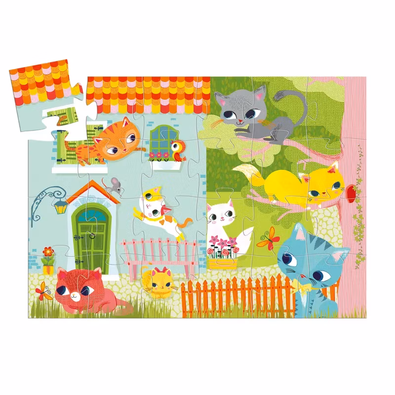 Djeco- Pachat and his friend, 24 pcs / Pussel