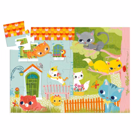 Djeco- Pachat and his friend, 24 pcs / Pussel