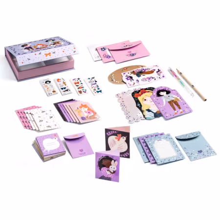 Djeco- Lucille correspondence box set. / pysselbox