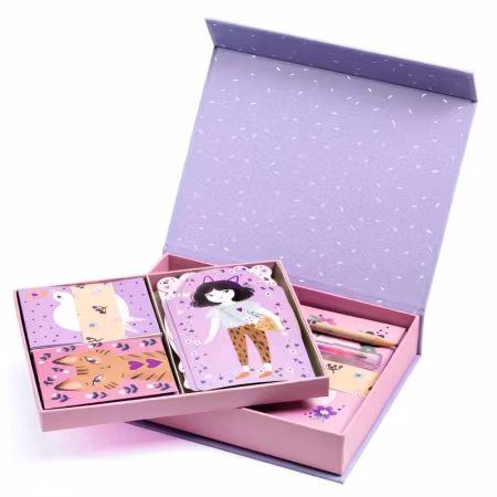 Djeco- Lucille correspondence box set. / pysselbox