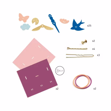 Djeco- Hairstyling accessories/ pysselbox