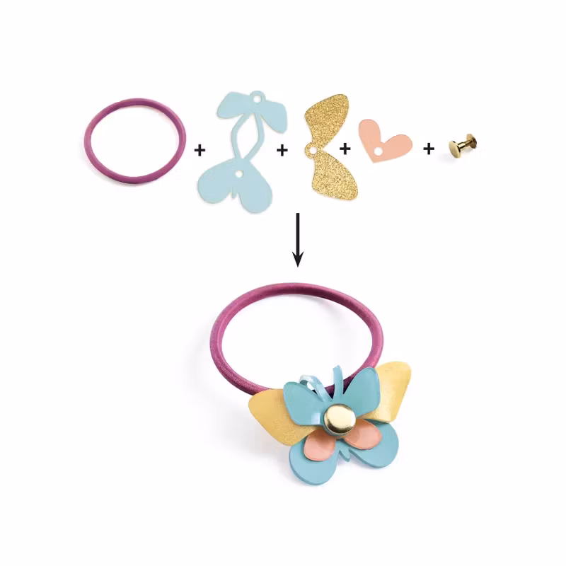 Djeco- Hairstyling accessories/ pysselbox