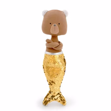Orange Toys- Oscar the Bear: Mermaid/ gosedjur sjöjungfru.