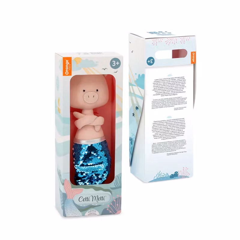 Orange Toys- Nicky the Pig: Mermaid/ gosedjur sjöjungfru.