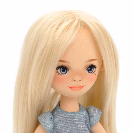 Orange Toys- Mia in a Light Blue Dress/ docka..