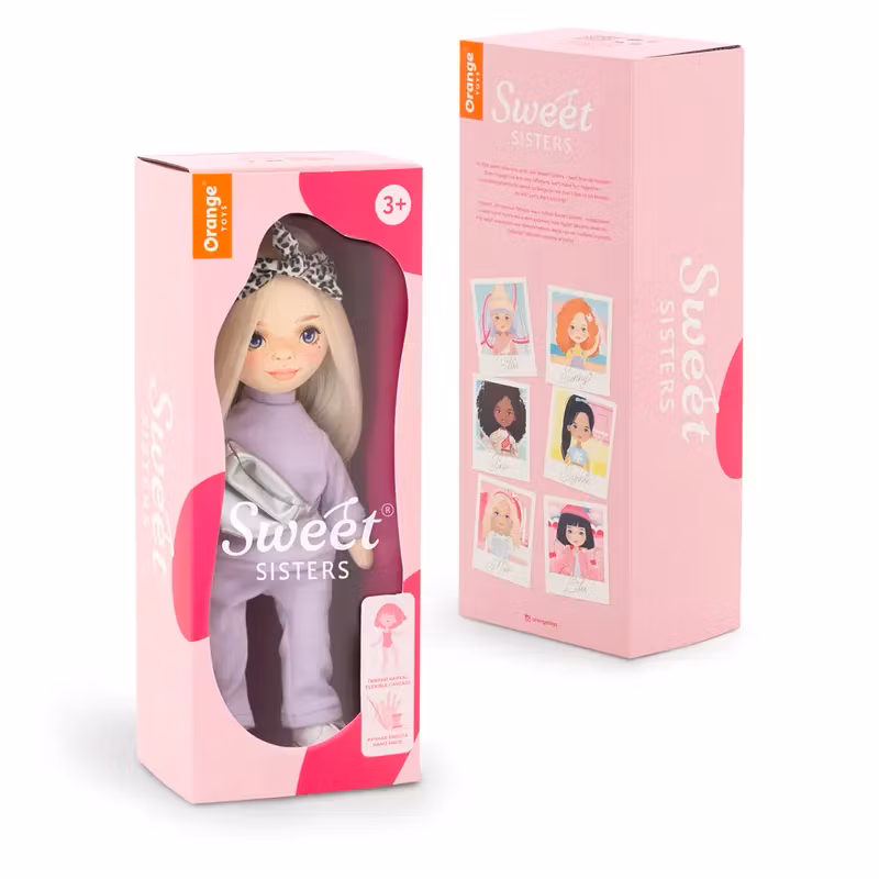 Orange Toys- Mia in a Purple Tracksuit/ docka