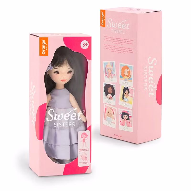 Orange Toys-Lilu in a Purple Dress/ docka