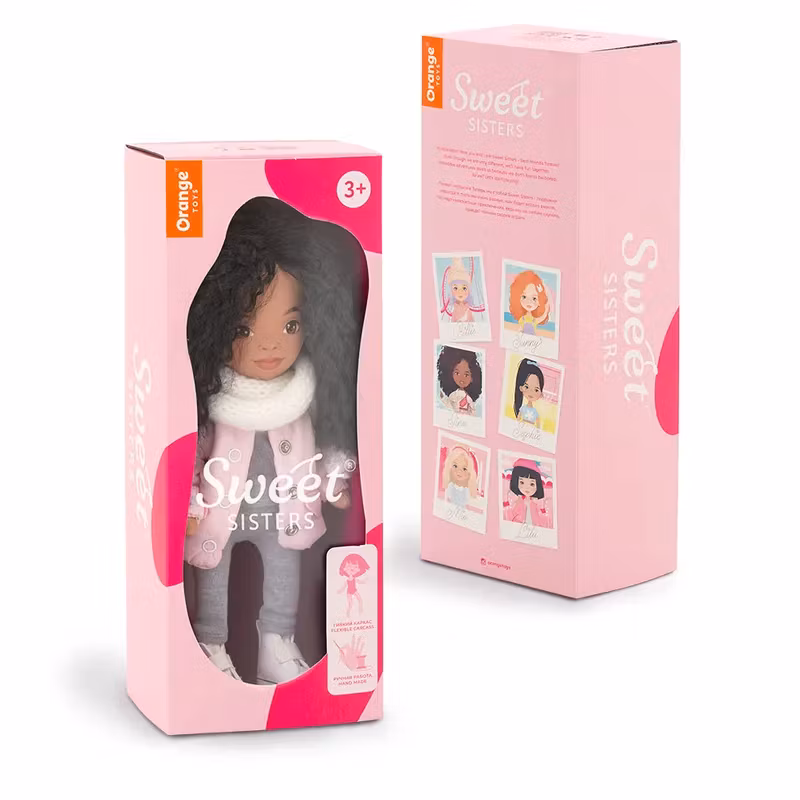 Orange Toys- Tina in a Pink Jacket/ docka