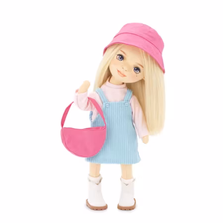 Orange Toys- Mia in a Blue Sundress/ docka..
