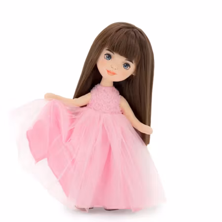 Orange Toys- Sophie in a Pink Dress with Roses/ docka