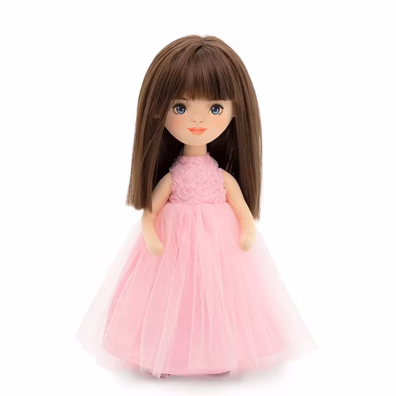 Orange Toys- Sophie in a Pink Dress with Roses/ docka