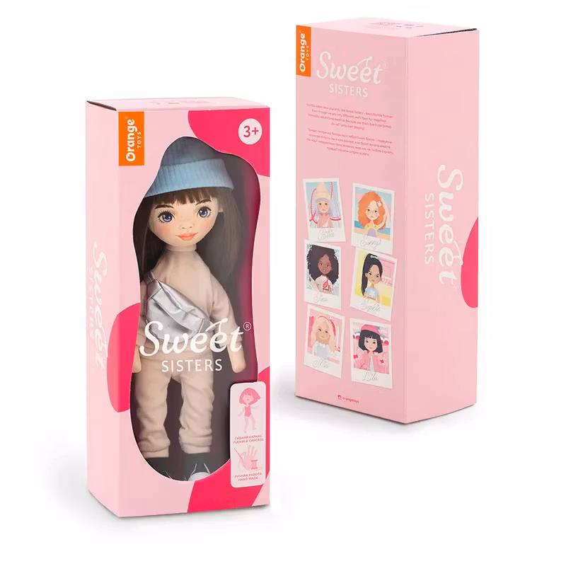 Orange Toys- Sophie in a Beige Tracksuit/ docka..
