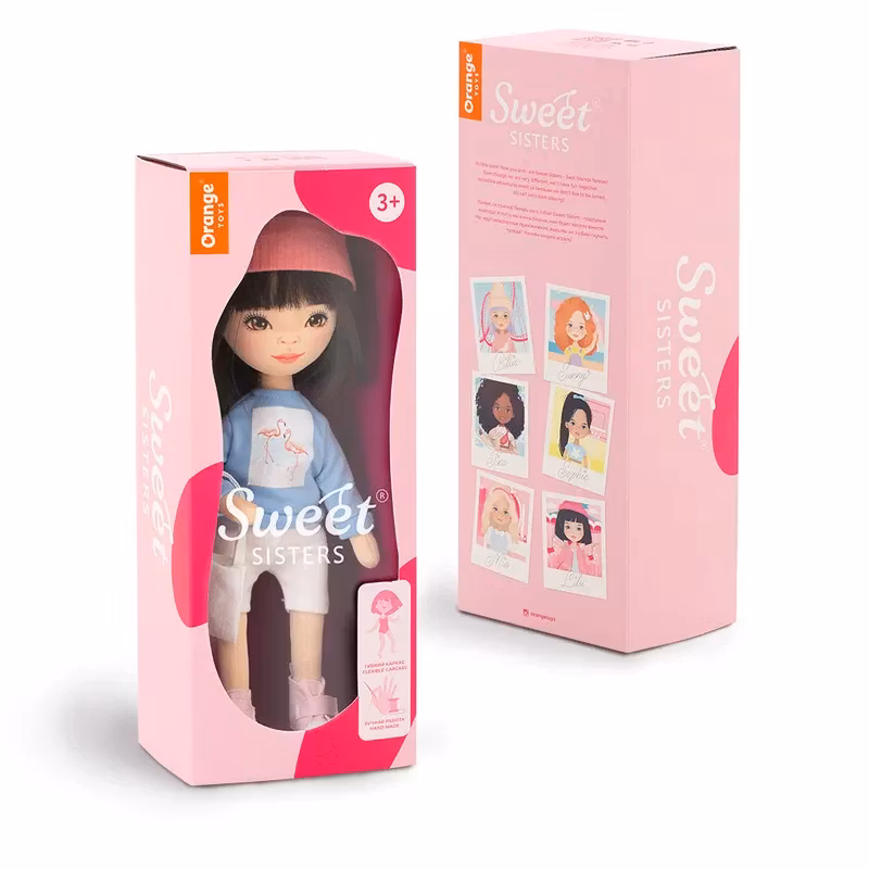 Orange Toys- Lilu in a Light Blue Sweatshirt/ docka..