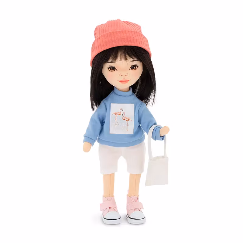 Orange Toys- Lilu in a Light Blue Sweatshirt/ docka..