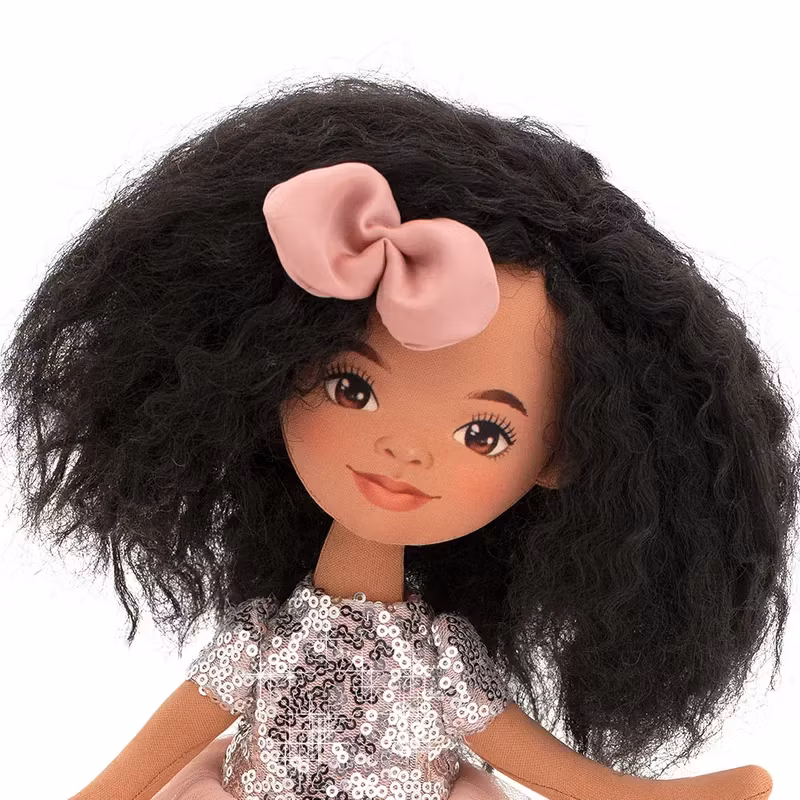 Orange Toys- Tina in a Pink Dress with Sequins/ docka..