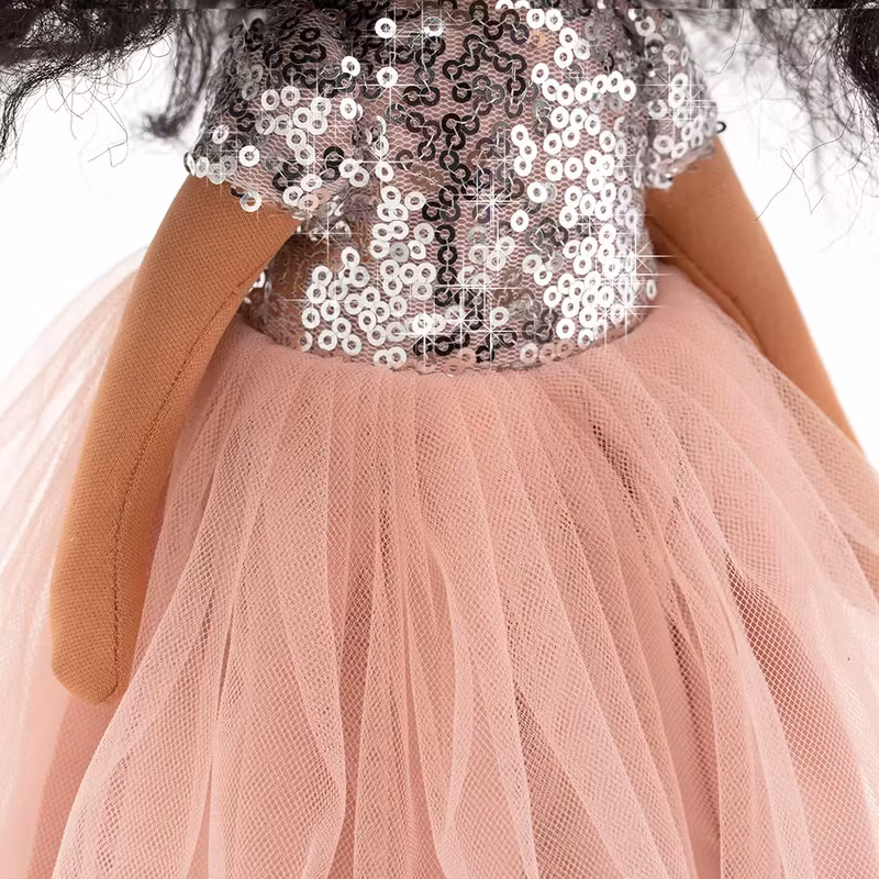 Orange Toys- Tina in a Pink Dress with Sequins/ docka..