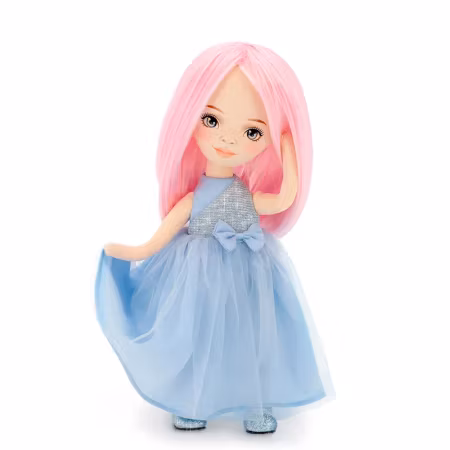 Orange Toys- Billie in a Blue Satin Dress/ docka..