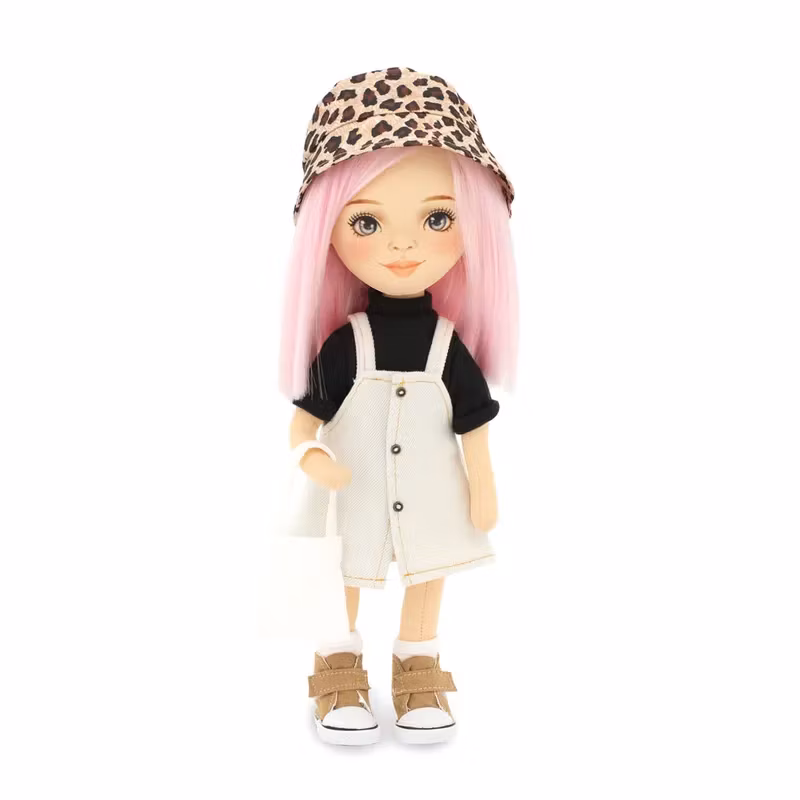 Orange Toys- Billie in a Denim Sundress/ docka..