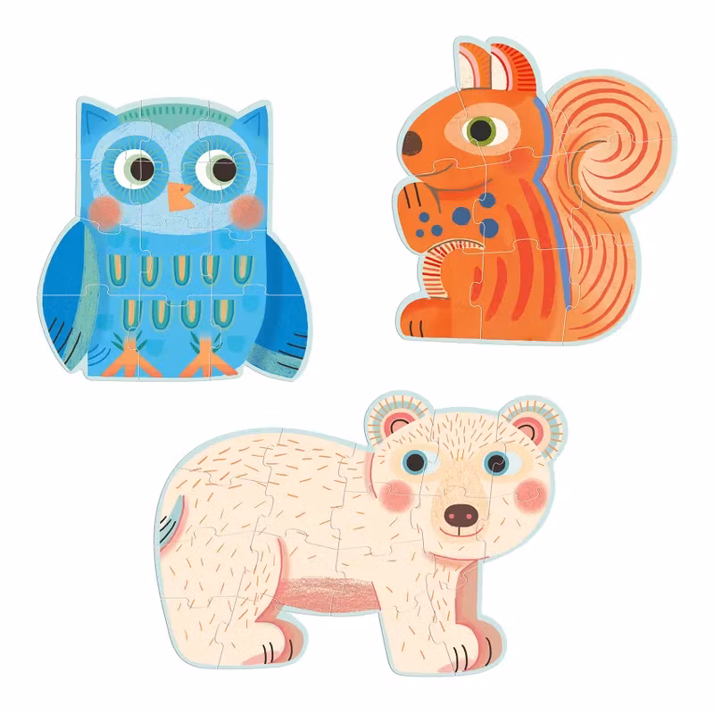 Djeco- In the Forest - 9, 12, 16 pcs