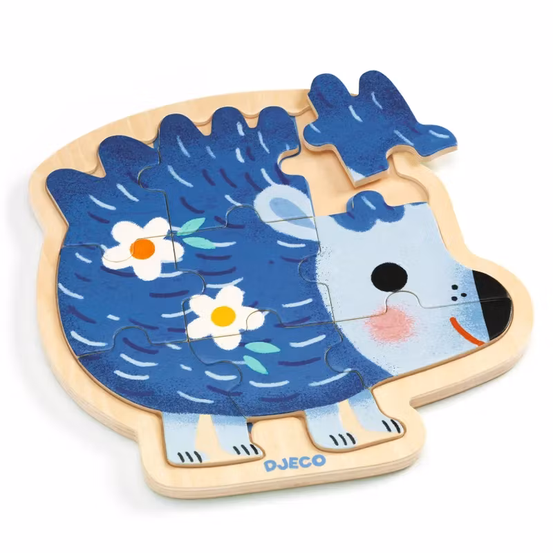 Djeco- Puzzlo Kipic, 9 pcs