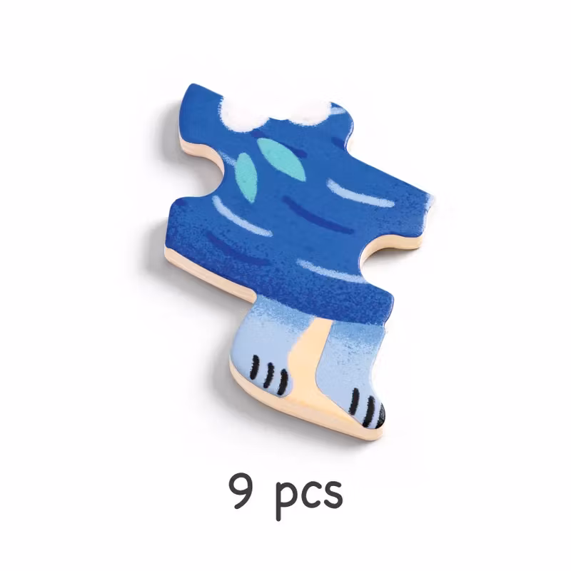 Djeco- Puzzlo Kipic, 9 pcs