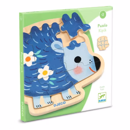 Djeco- Puzzlo Kipic, 9 pcs